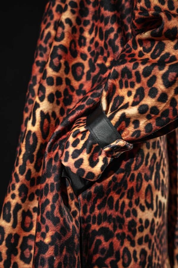 Leopard Long Coat - Image 4