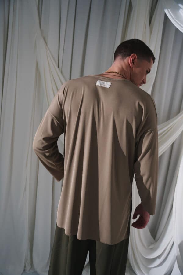 Rick Shirt Beige - Image 3