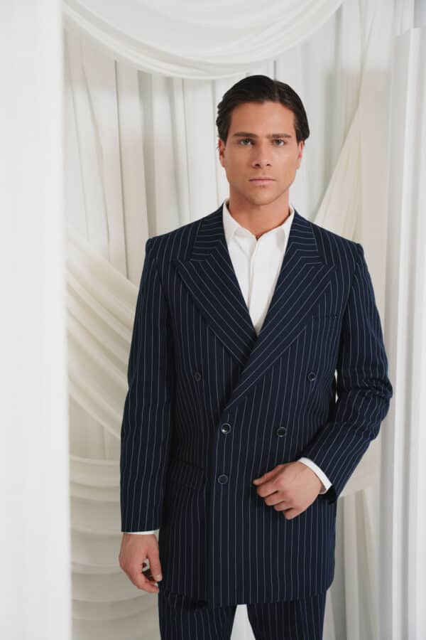 Blue Striped Blazer - Image 6