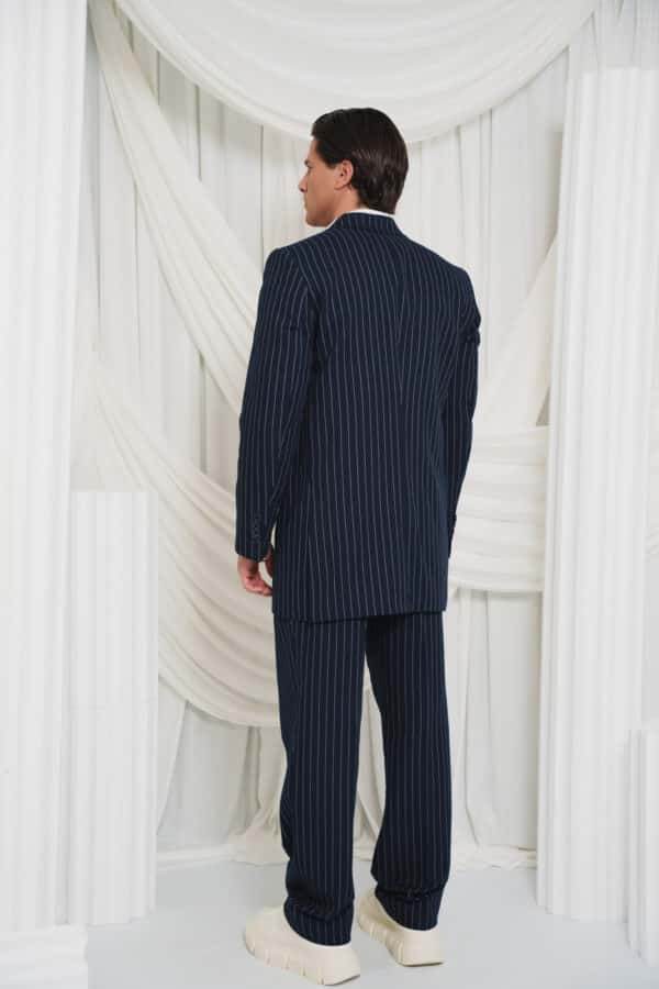Blue Striped Blazer - Image 4