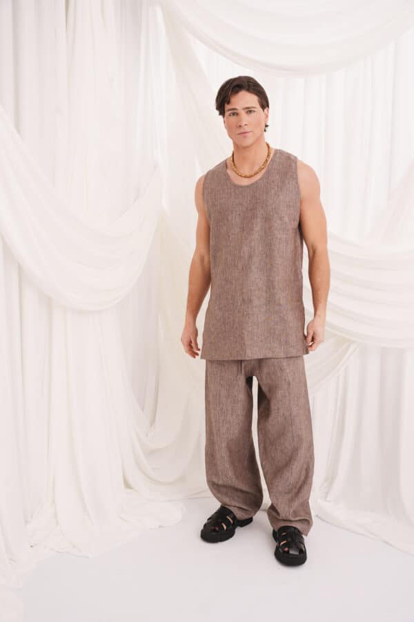 Paris Pants Brown - Image 3