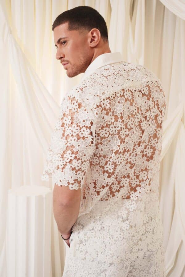 Blonde Lace Shirt - Image 7