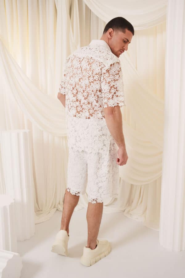 Blonde Lace Shorts - Image 8