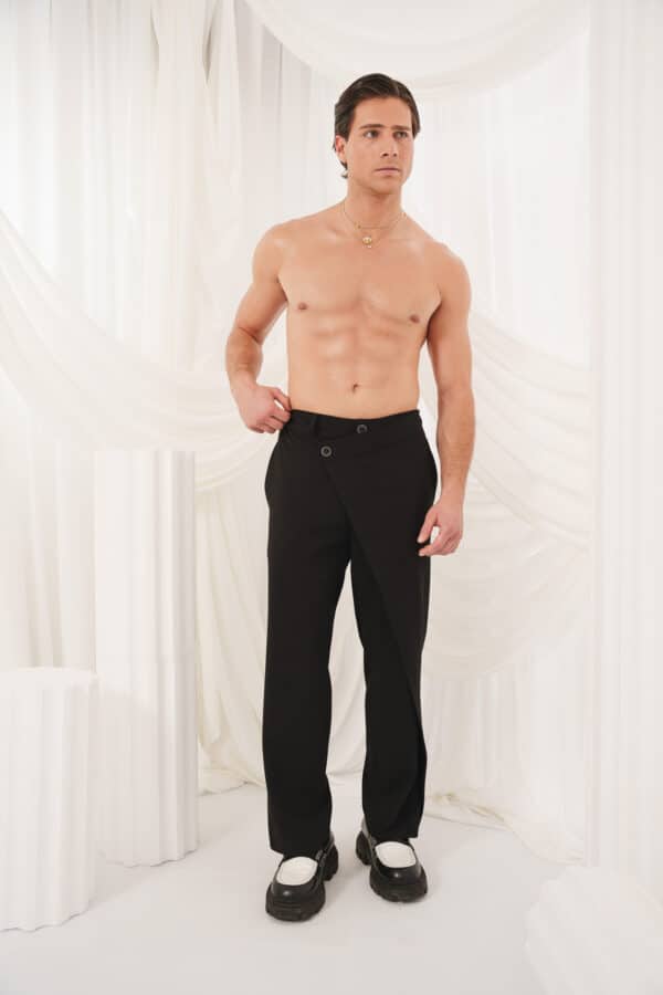 Folded Pants Black
