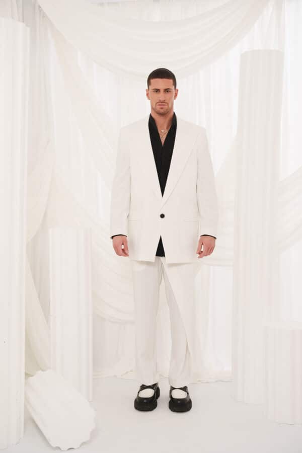 Sharp Blazer White - Image 8