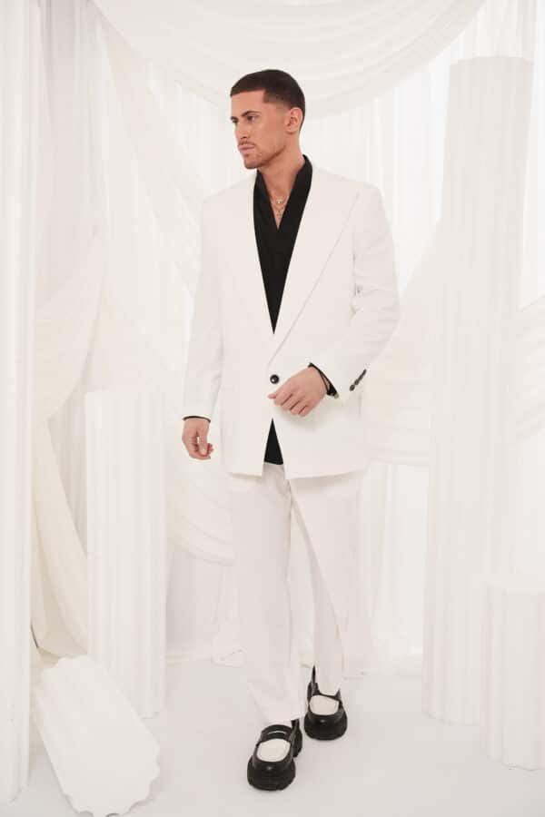 Sharp Blazer White - Image 9