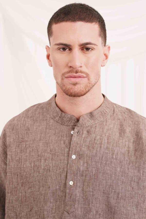 Ermis Shirt Brown - Image 3