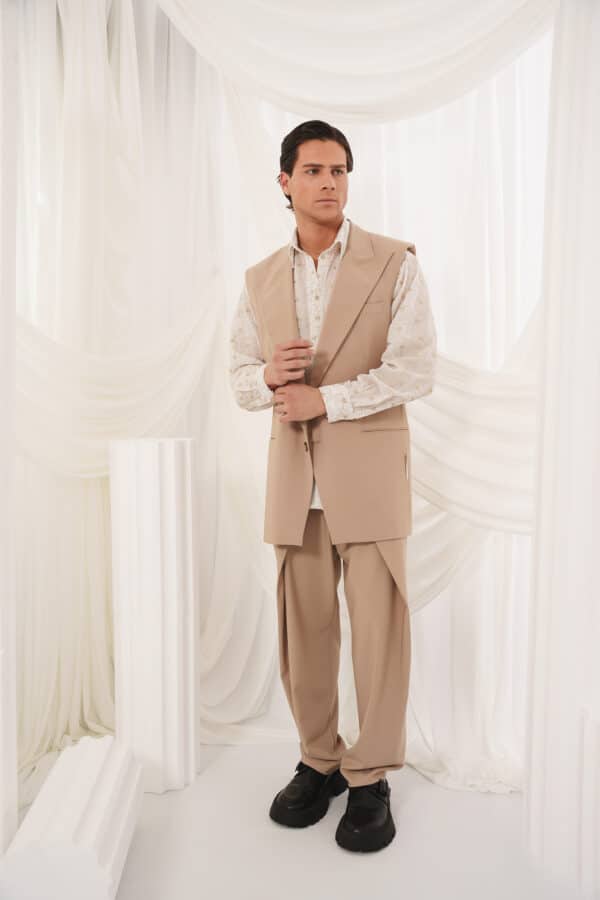 Tulip Pants Beige - Image 4