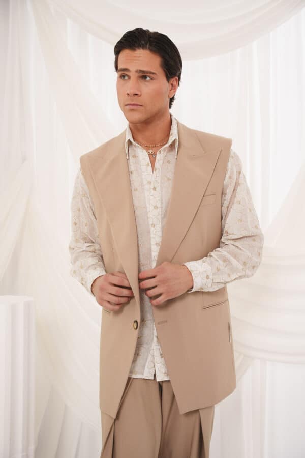 Gladiator Blazer Beige - Image 3
