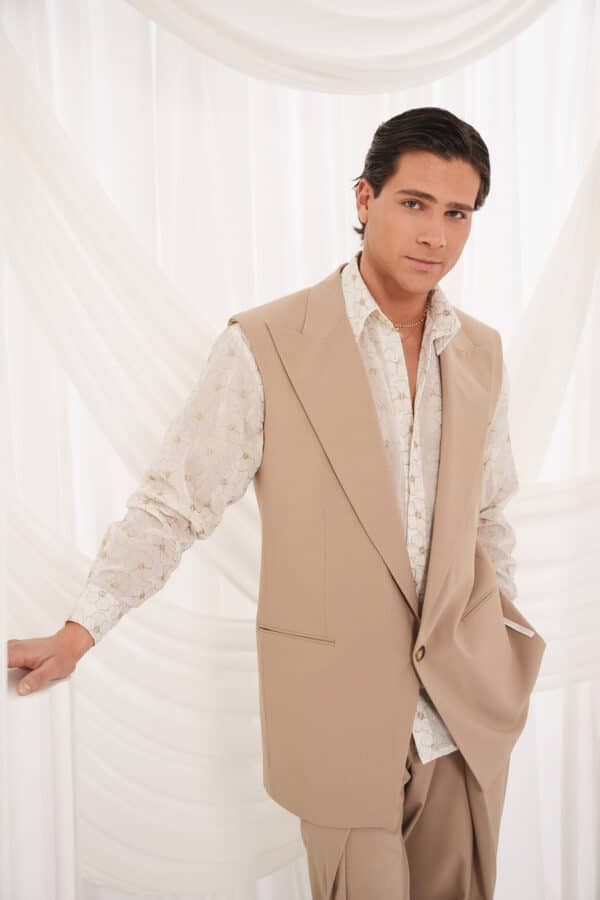 Gladiator Blazer Beige