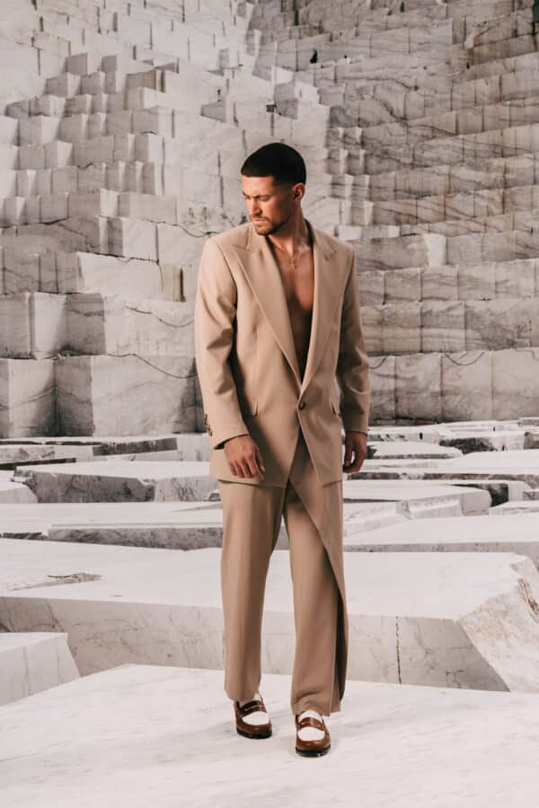 Sharp Blazer Beige