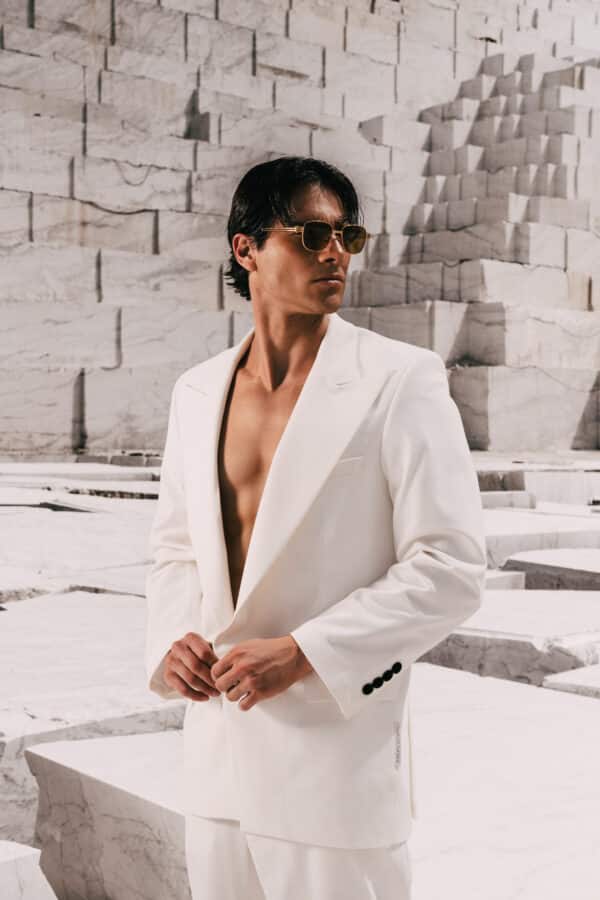 Sharp Blazer White - Image 5