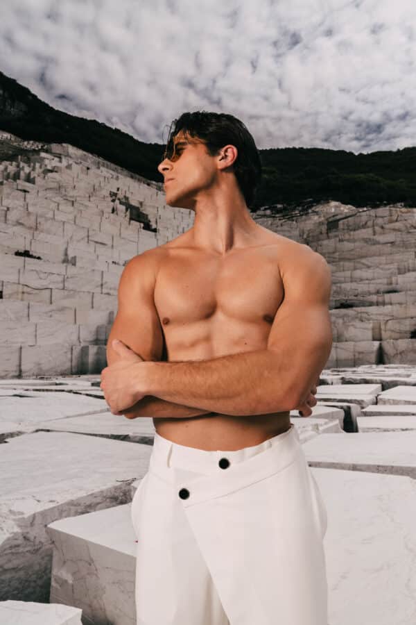 Folded Pants White - Image 3
