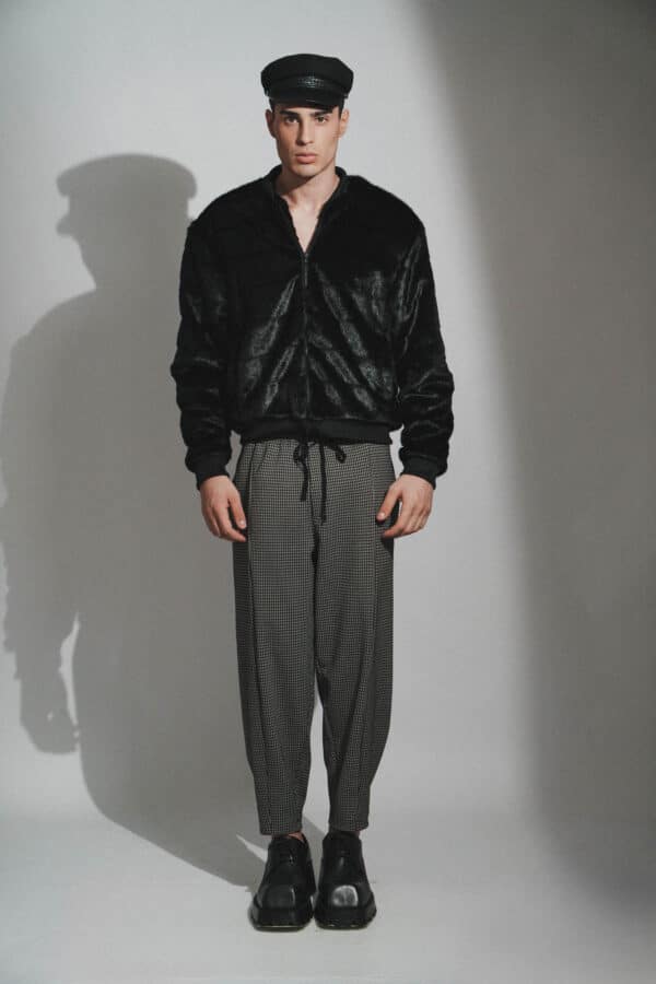 Black Fur Bomber - Image 6