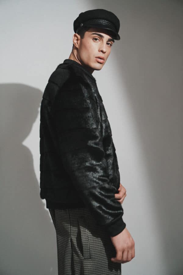 Black Fur Bomber - Image 5