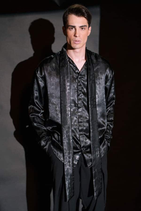 Obsidian Crocodile Shirt