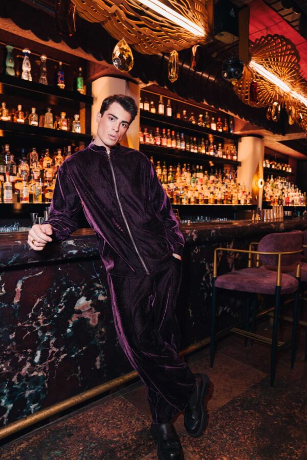 Purple Velvet Jacket