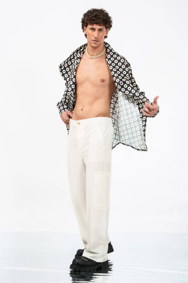 FRAME PANTS — WHITE