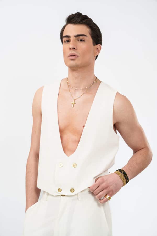 Atelier Line VEST — WHITE